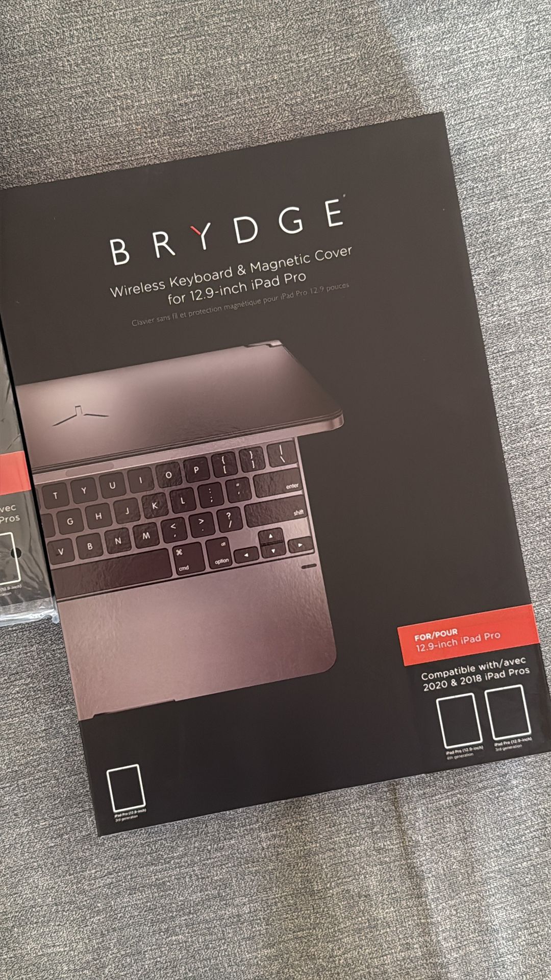 NEW Brydge Wireless Keyboard & Magnetic Cover for 12.9-inch iPad Pro (UNOPENED)