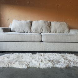 Sofa & Loveseat SET! Neutral Herringbone – $250 OBO ✨