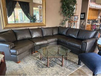 Exquisite L Shaped Faux Leather Couch