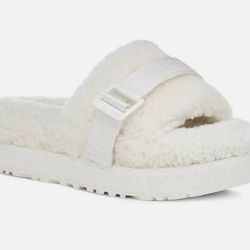 Ugg Authentic Fluffita Slides.  