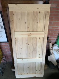 All Wood barn door