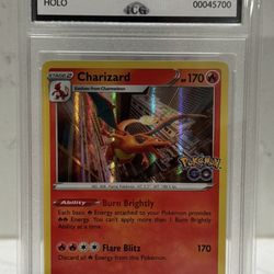 2022 Pokémon Charizard Graded 10 Holo Pokémon Go