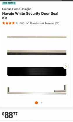 Navajo White Security Door Seal Kit