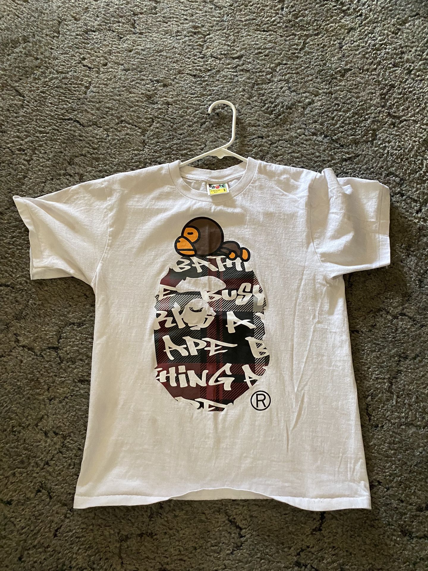 BAPE Graffiti Check Milo On Big Ape Tee