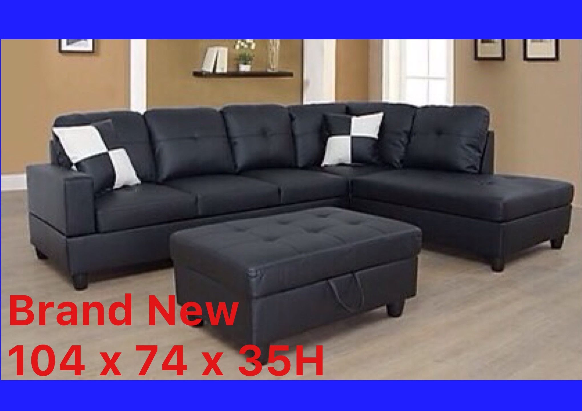 🌼FREE DELIVERY🌼Brand New Sectional Sofa Couch