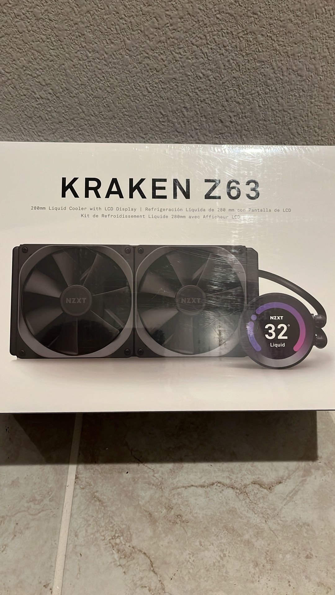 New Kraken Z63 280mm AIO