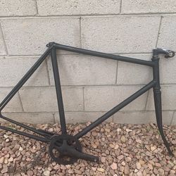 Vintage road bike frame