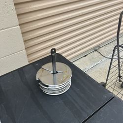 Weight Plates 9 Total Each Weight Approx 2lb9oz