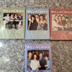Will & Grace - Seasons 1,2,3 & 5* DVD, 4-Disc Sets *only 3-Disc Set