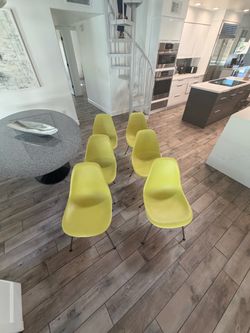 7 Design Within Reach Eames Dining Chairs