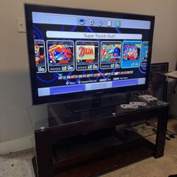 46” Samsung Flat TV With Stand 