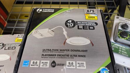Lithonia Lighting 4" Ultra-Thin Wafer LED Downlight