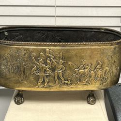 Fabulous Antique Brass Planter