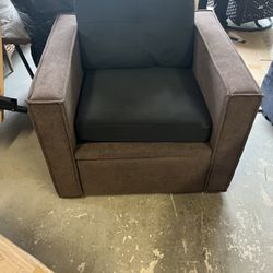 Black And Brown Armchair