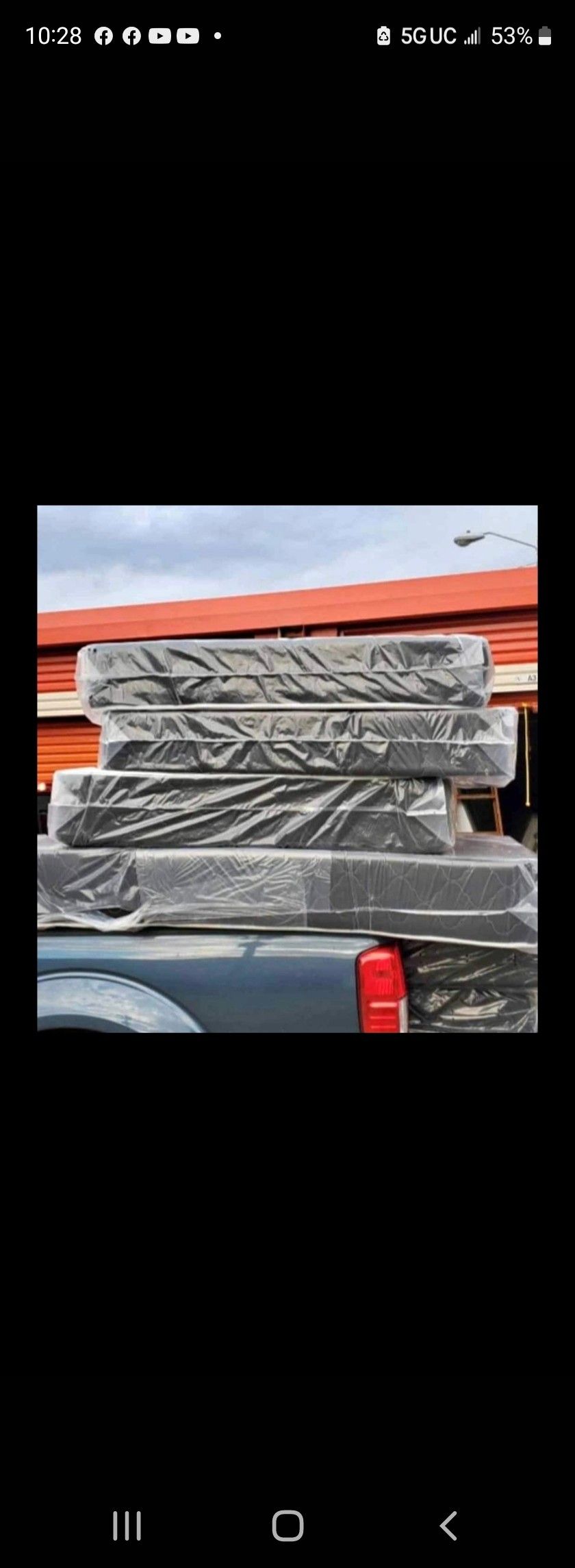 Queen size new box spring can deliver