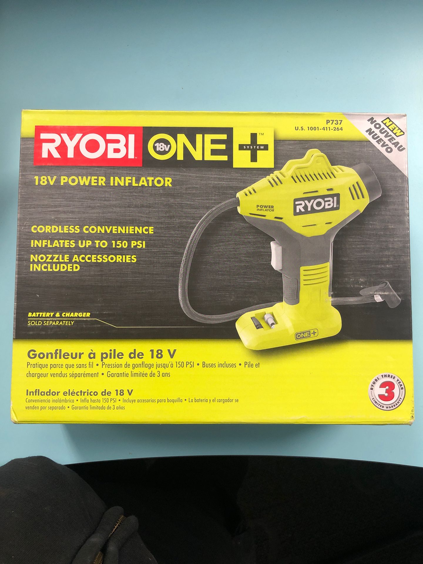 Ryobi Tire inflator