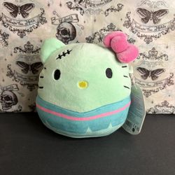 Hello Kitty Squishmallow Frankenstein 8 inch Plush NWT