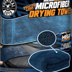 Chemical Guys - Megalodon Twisted Loop Microfiber Drying Towel (24” x 36”)