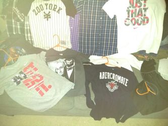 Boys Nike shirts and US polo shirts