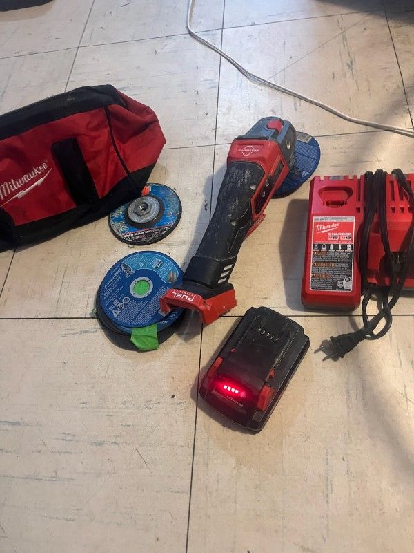 Milwaukee 4 1/2 -5 rapid Stop.. Grinder