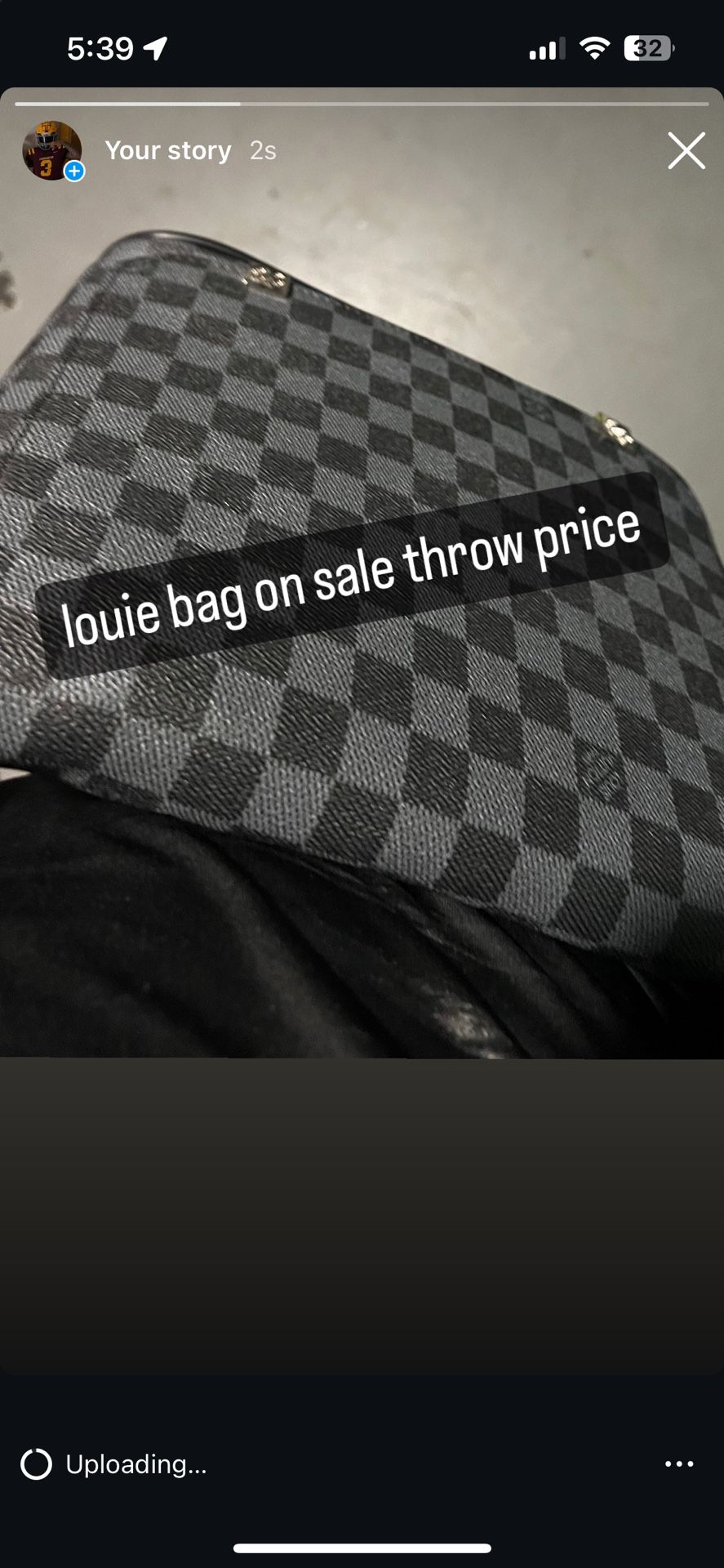 louis vuttion bag, never worn