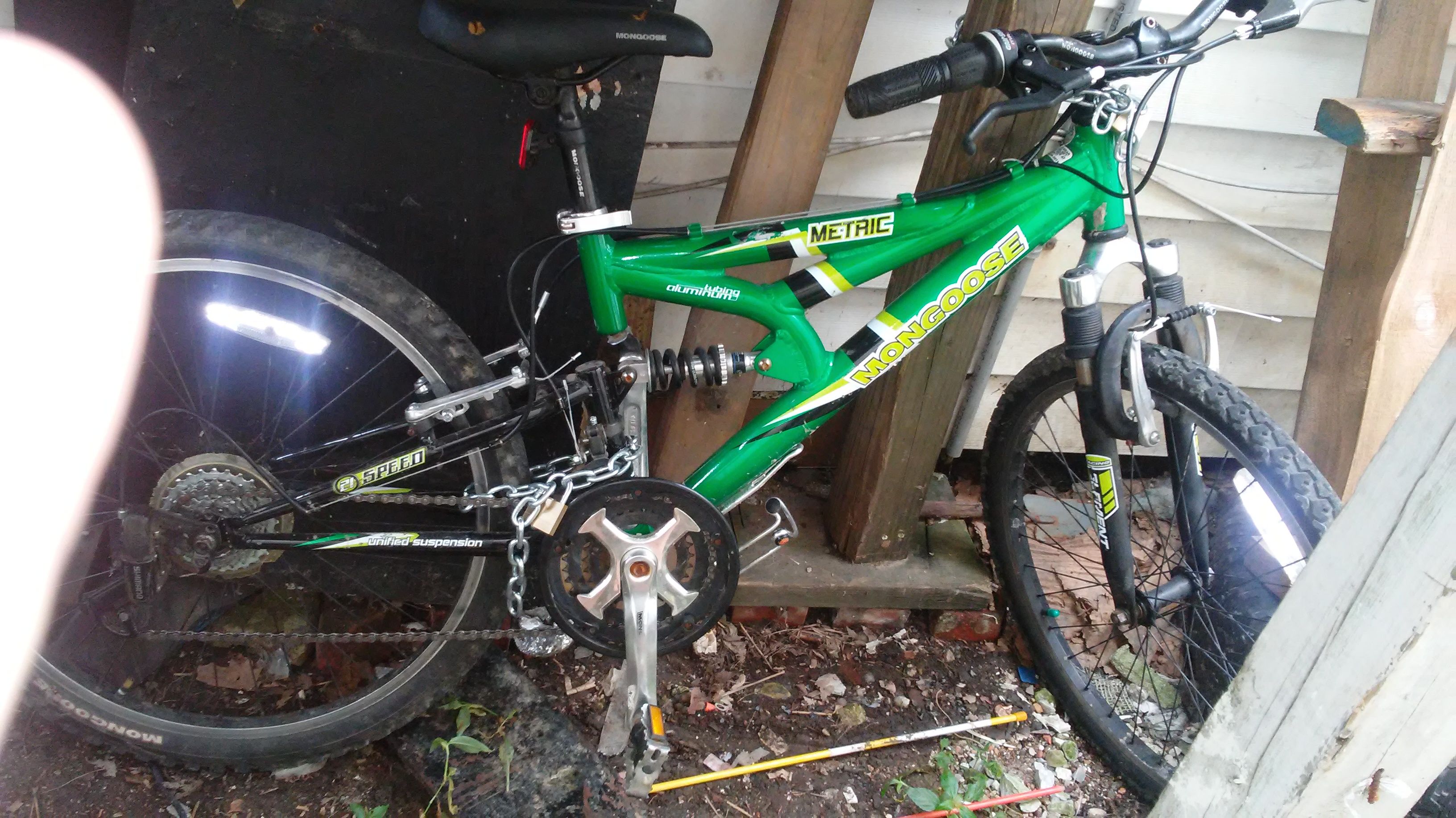 Green mongoose mountain bike sale