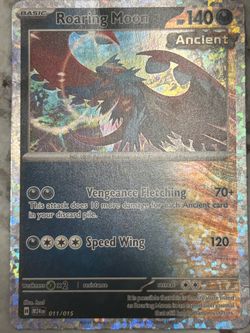 Roaring Moon Holo Pokémon Card 011/015