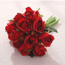 Artificial roses single stem