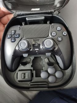 BLACK dual sense edge controller ps5