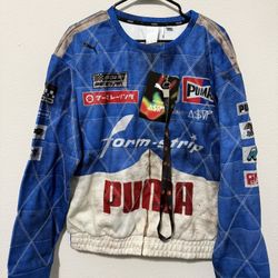 Puma x A$AP Rocky Men's Quilt Sweatshirt Clyde Royal Size Medium 631125-01