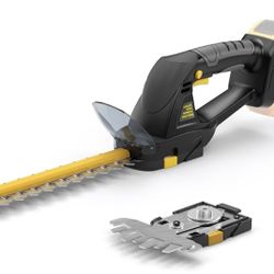 1500RPM Grass Trimmer Electric Hedge Trimmer, 2 in 1 Design for Yard, Garden, Lawn Care(Battery Not Included) (Black)