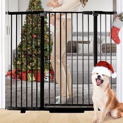 New 41" Tall Safety Pet Gate,Adjustable 29.92"-57.48" Wide,No Drilling Pressure Mount Kit,Auto Close