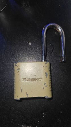 Master Lock combination unknown