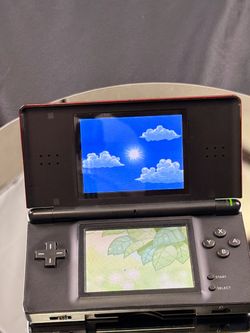 Nintendo DS Lite Red Handheld Game System with Case and Pokémon Game – Nintendo