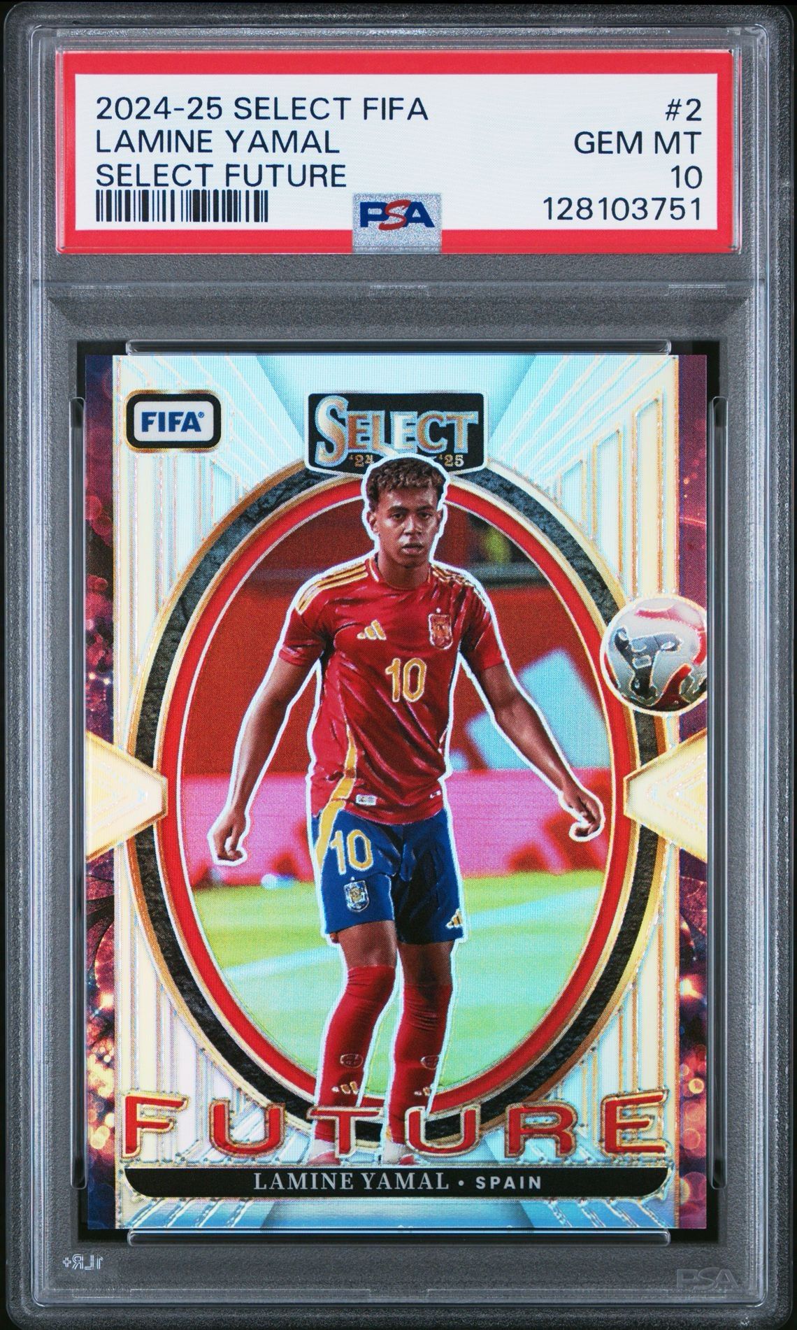 2024 Select FIFA  Lamine Yamal Select Future #2 PSA 10 Spain