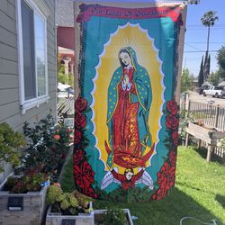Our Lady Of Guadalupe Flag Size 3ftx5ft 