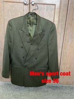 Men's  sport  coat  (size 36)  -  $25
