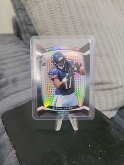 Alshon Jeffery topps chrome rookie  die-cut red zone rookie football card