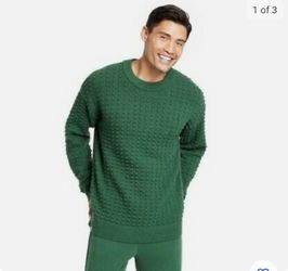 Men's Textured Sweater - LEGO® Collection x Target Green L