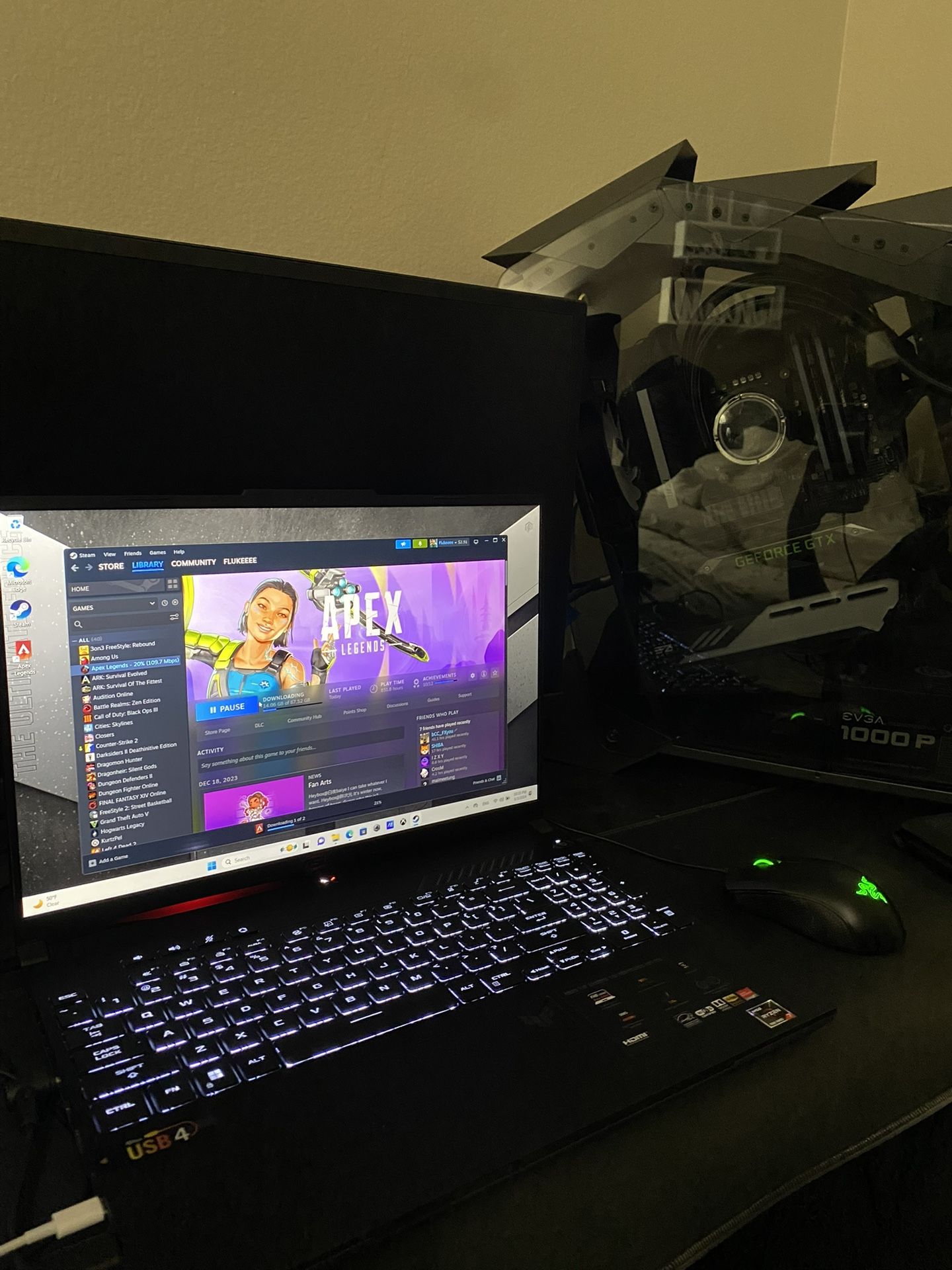 ASUS TUF A16 Gaming Laptop, 16" WUXGA 165Hz Display, AMD 8-Core Ryzen 7 7735HS, AMD Radeon RX 7600S (Beat GeForce RTX 3050 Ti), 16GB DDR5, 1TB PCle 4.