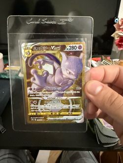 Mewtwo VSTAR Gold Card— JAPANESE Pokemon GO 091/071 — NM/M