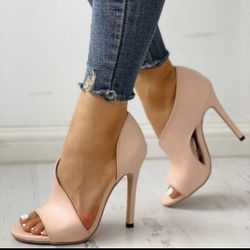 Nude Pink Heels Brand New 