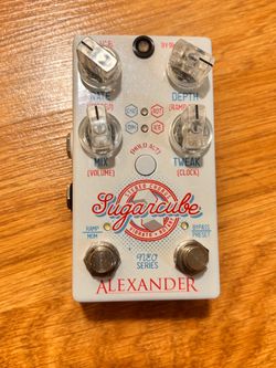 Alexander sugarcube  guitar effects pedal Gibson fender prs