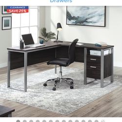 L Shaped Desk By Sauder
