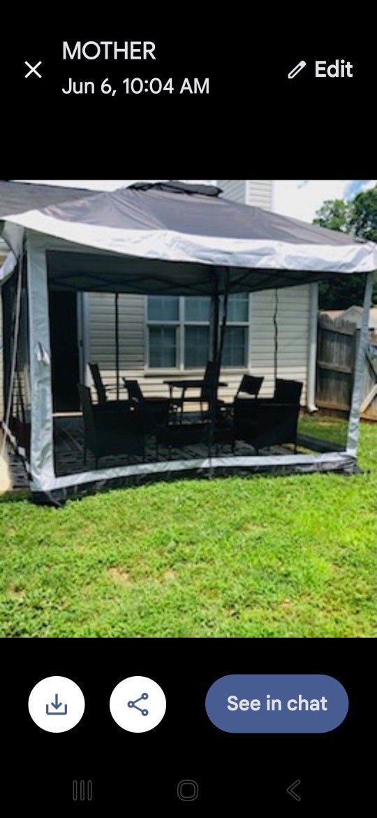 Patio Tent Only $50