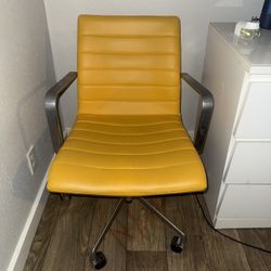 Yellow Swivel chair