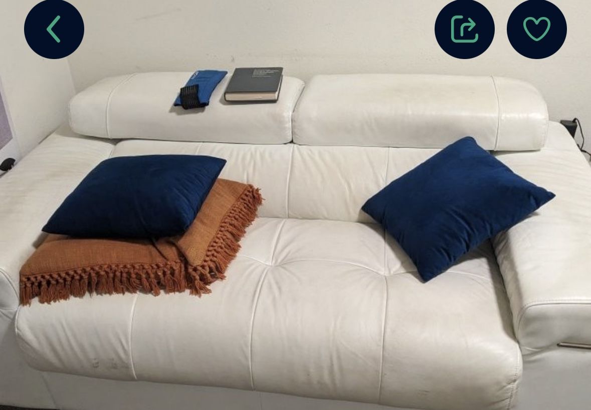 White Couch For Sale