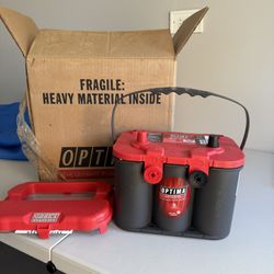 Optima RedTop Battery – Like New!