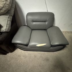 Leather Sofa For ($15)