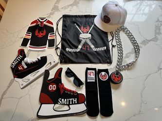 Personalized Hockey Tournament Gift Bags